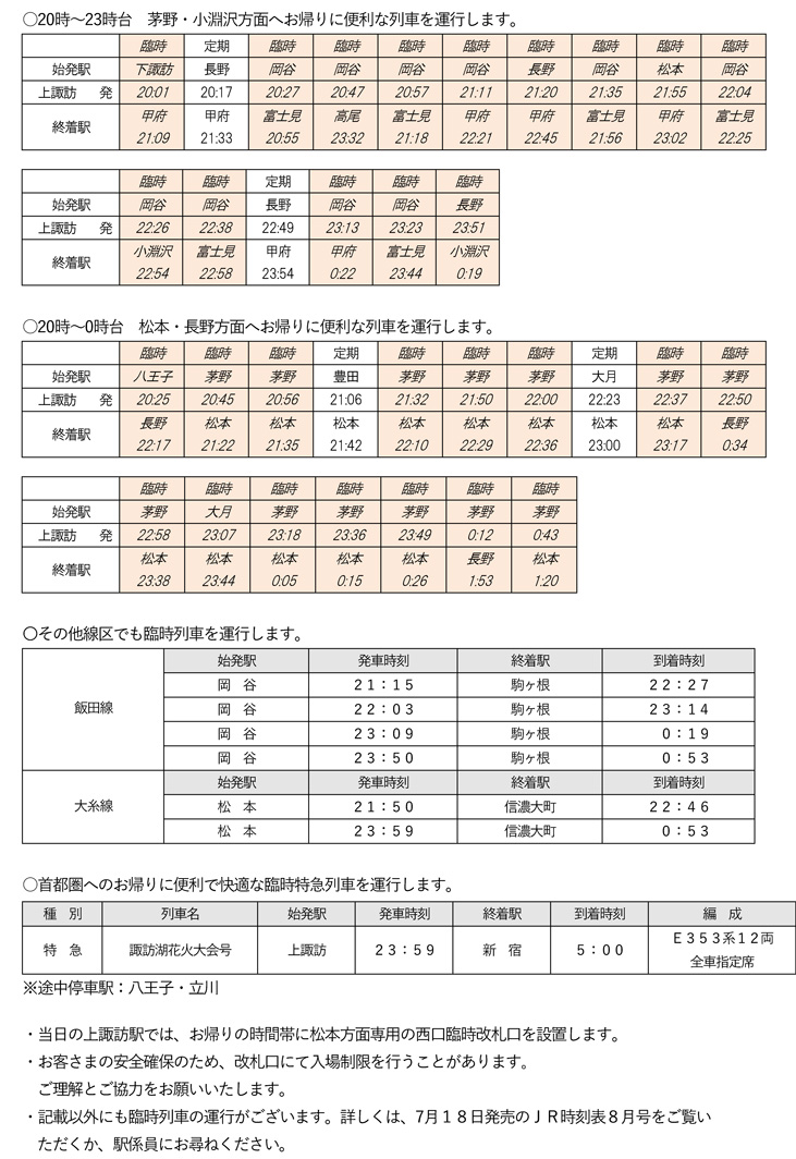 列車時刻表1